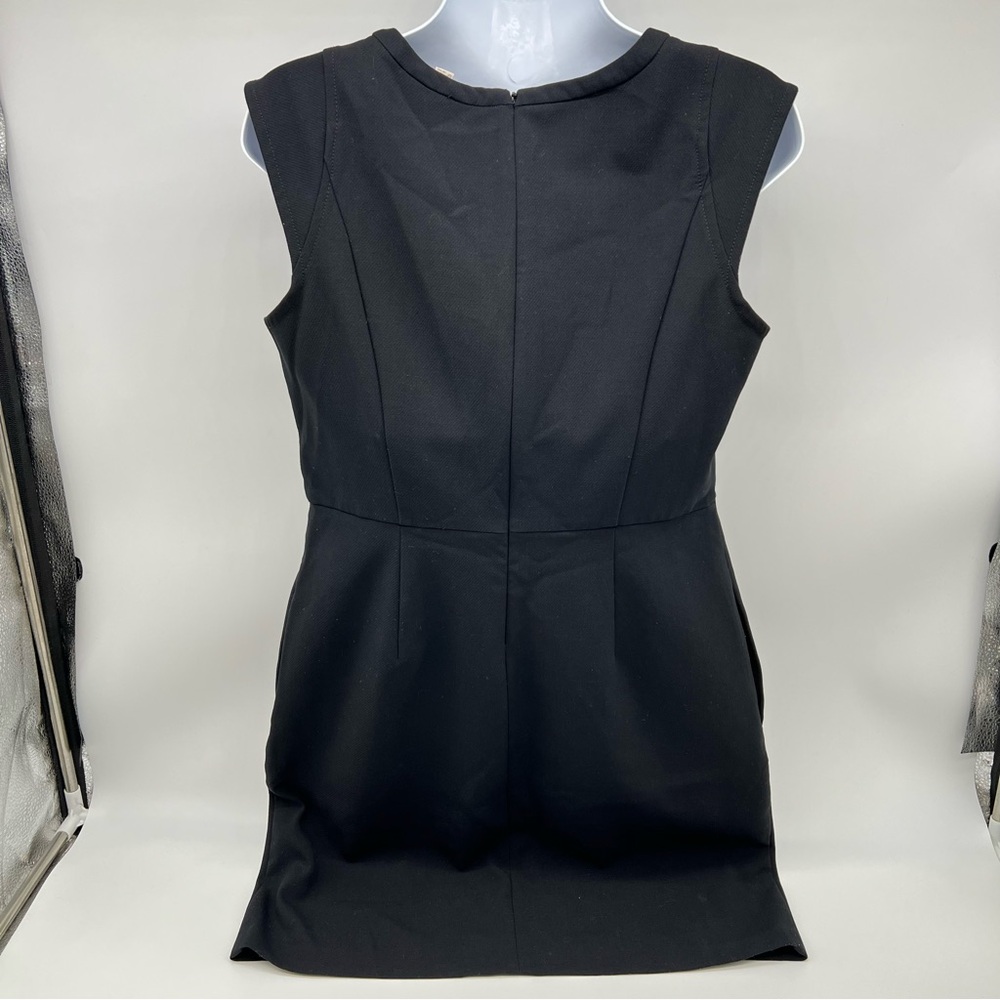 LOFT Black Sleeveless Sheath Mini Dress-Size 6P - Picture 4 of 8